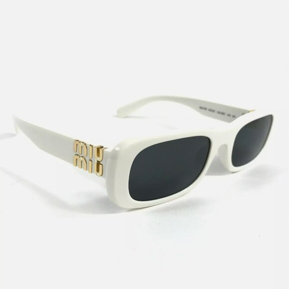 Miu Miu Sunglasses Dark White Frames Sunglasses main image 5